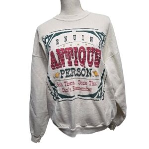 Vintage 1990s Genuine Antique Person Sweatshirt
